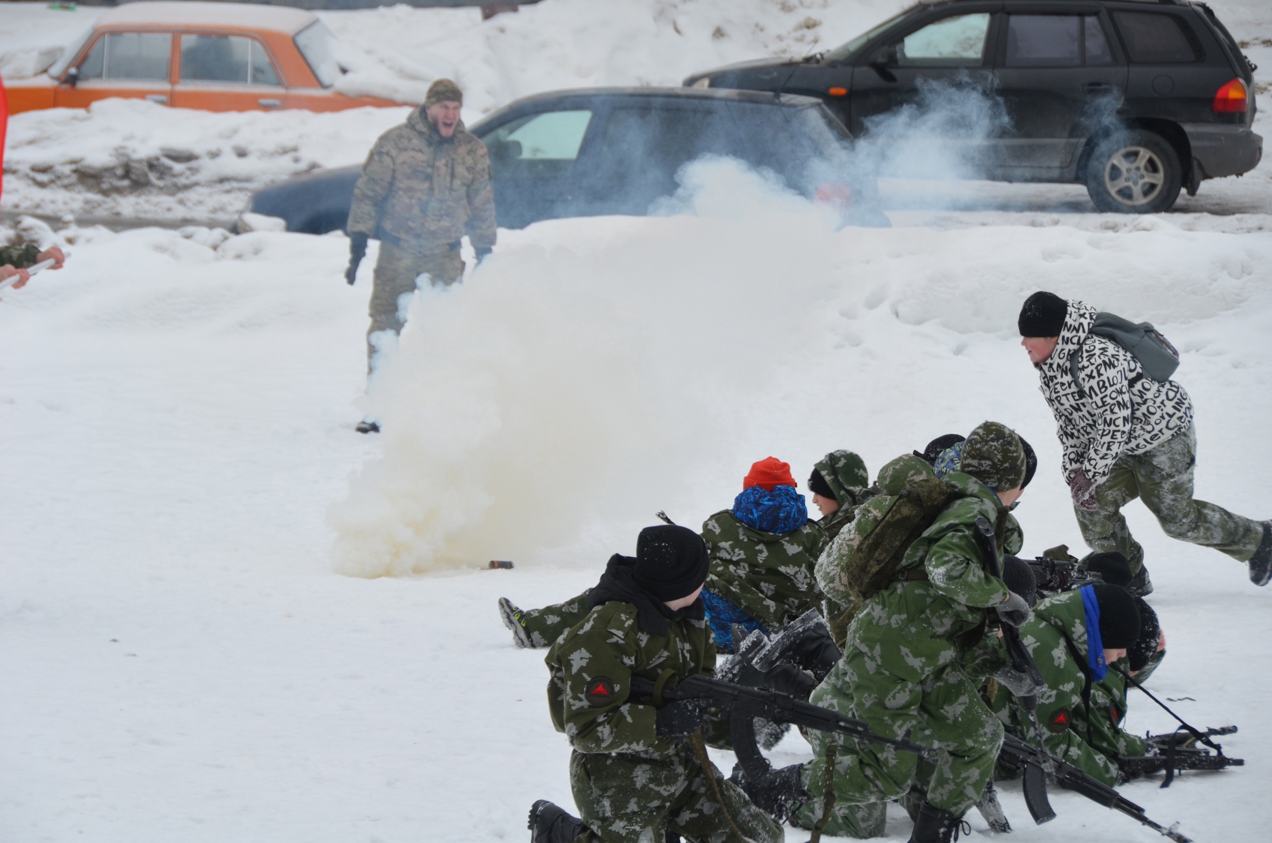 На занятиях  «Добровольца» и Северо-cлавянской общины