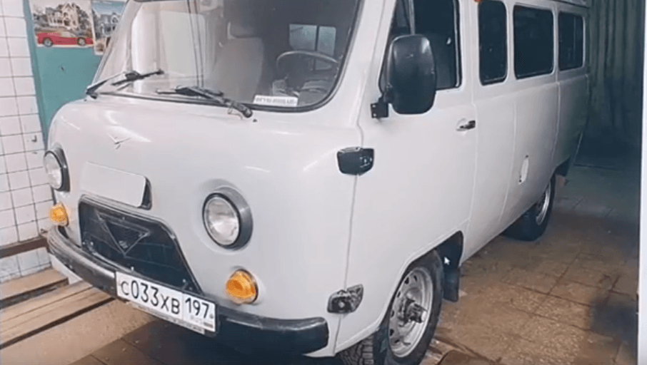 Автомобиль УАЗ, переданный Роскосмосом взводу мотоклуба. Фото из соцсетей представителей «Ночных волков»