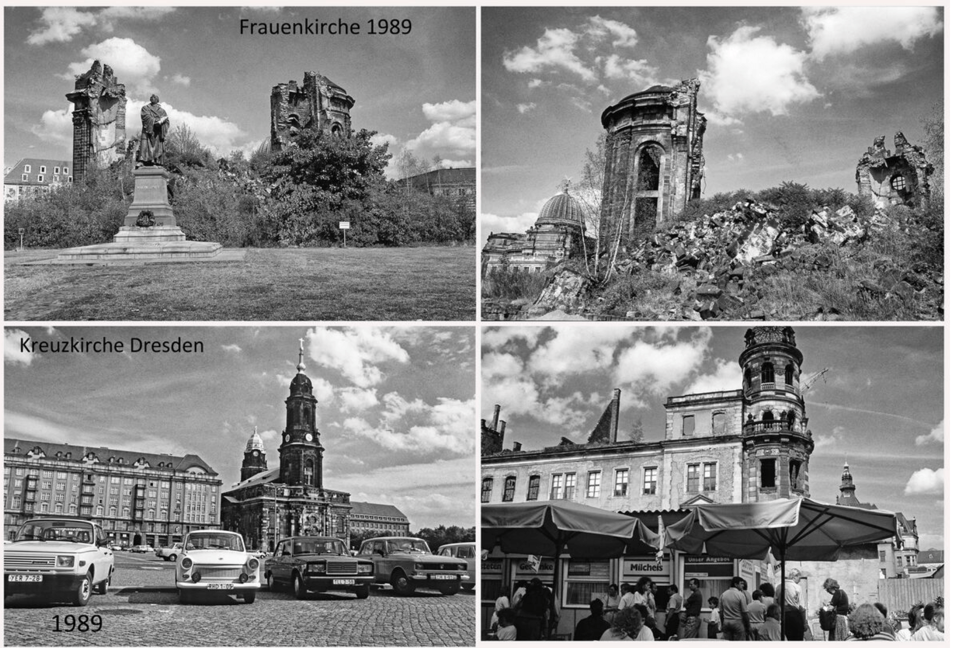 Дрезден в 1989 году