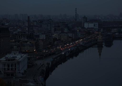 Киев без света