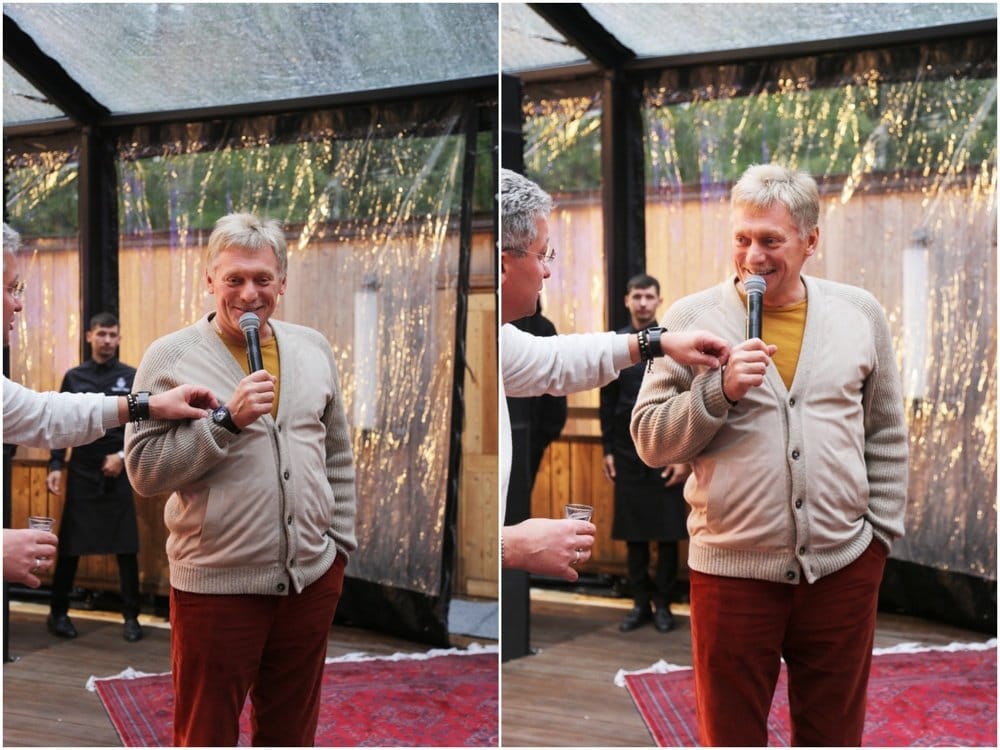 Заместитель Шойгу на вечеринке прикрывал часы Пескова за 6 млн рублей — команда Навального